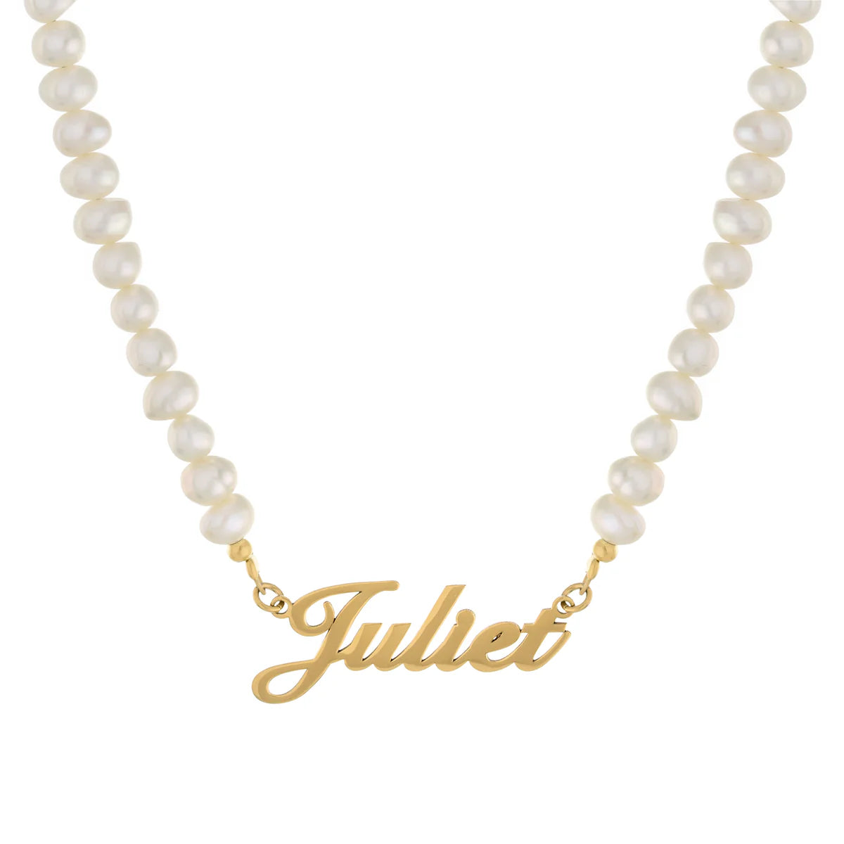 Freshwater Pearl Name Necklace