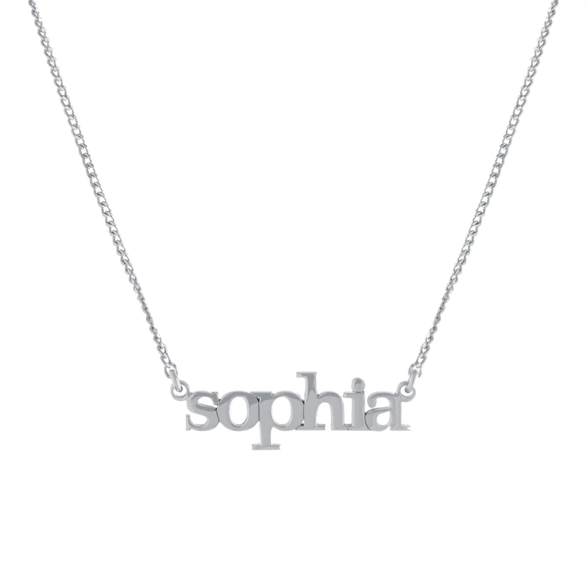 Mini Lowercase Name Necklace