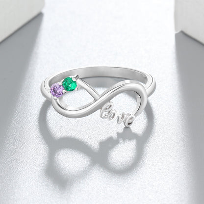 Eternity Birthstone Love Ring