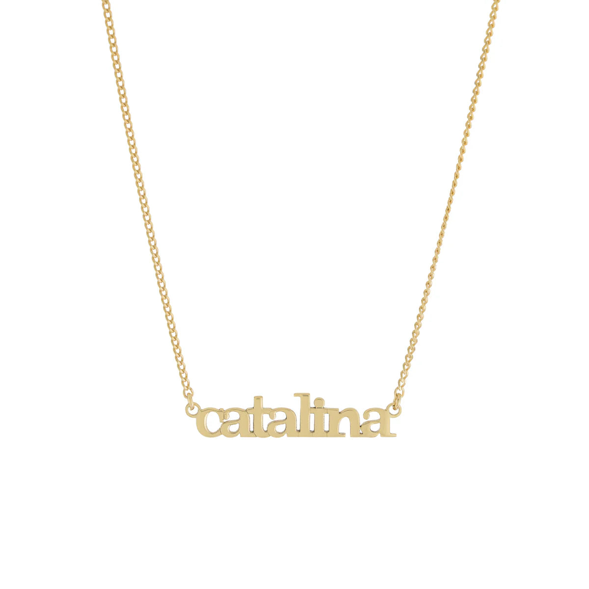 Mini Lowercase Name Necklace